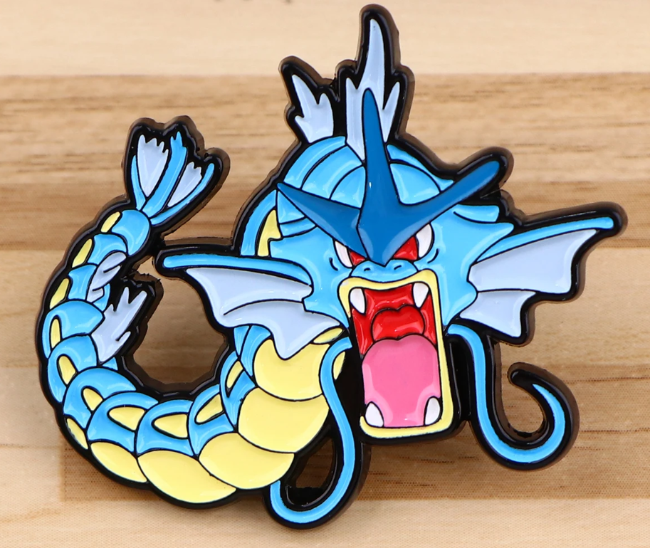 Gyarados Pokemon Enamel Pin