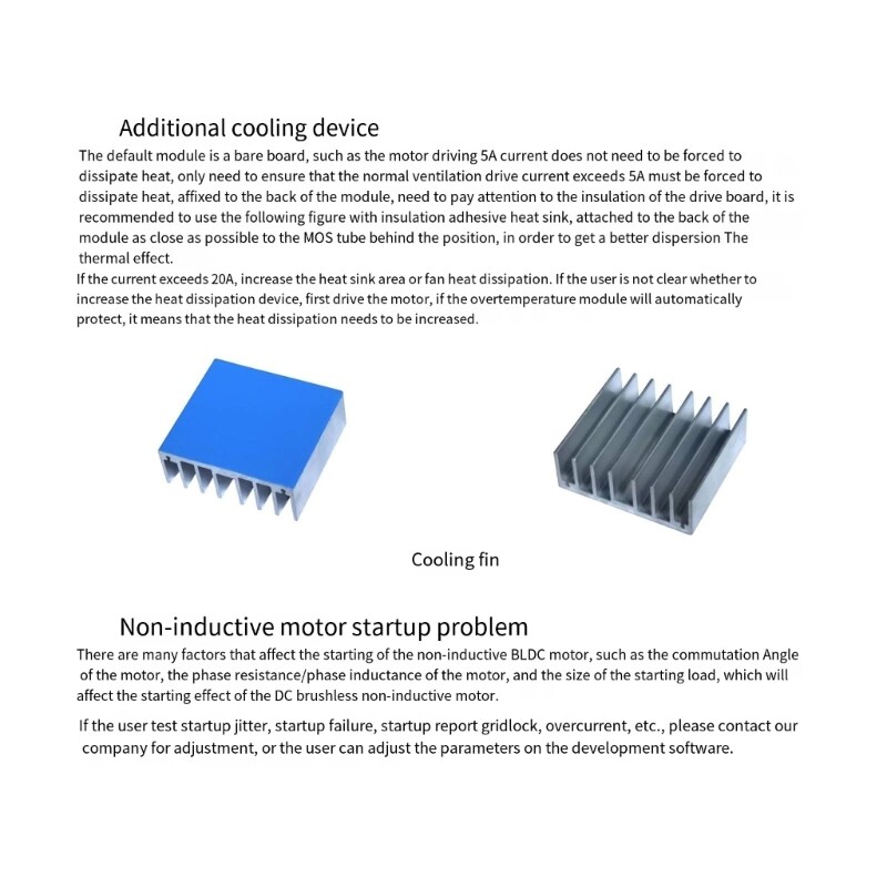 Multiuse Motor Speed Controller Brushless Low Noise for Robotics and Automation