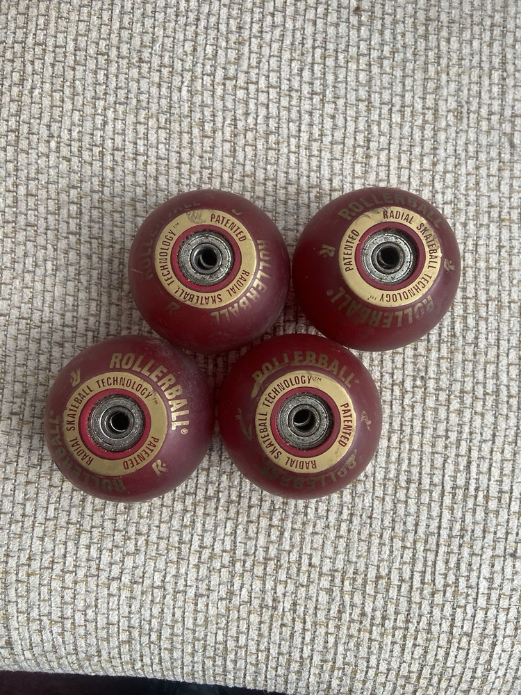 Rollerball Skateboard Wheels Vintage RARE!!!