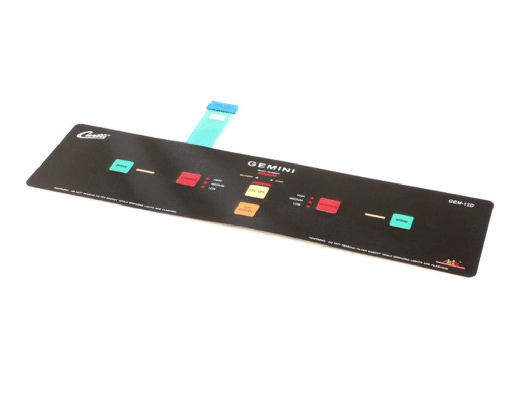 Membrane Control Panel Curtis G Wilbur Curtis