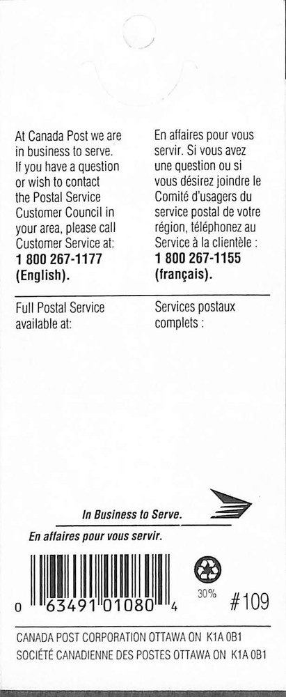 Canada - BK177b (1361a) - Open Cover - Leigh-Mardon Pty