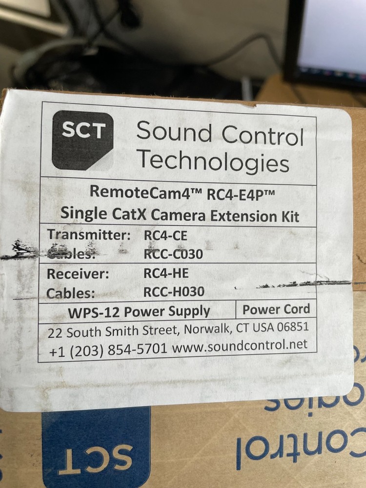 Sound Control Technologies RC4-E4P for Polycom EagleIV cam & RealPresense codecs