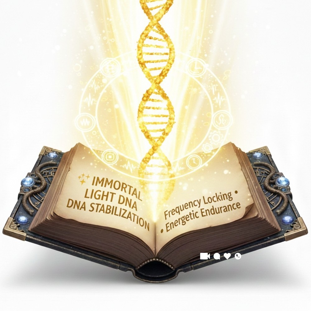 ✨ IMMORTAL LIGHT DNA STABILIZATION Frequency Locking • Energetic Endurance