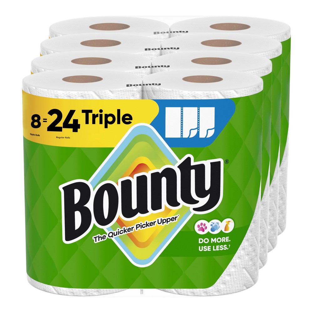 Select-A-Size Paper Towels, White, 8 Triple Rolls = 24 Regular Rolls