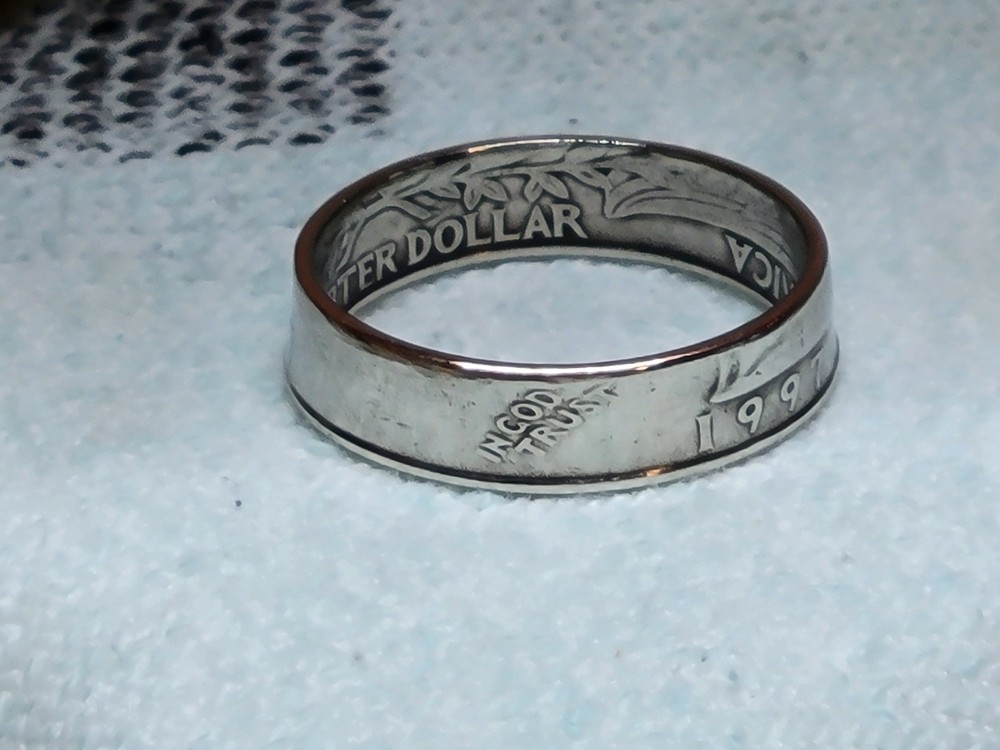 1997 - Size 11 Dated Quarter Coin Ring