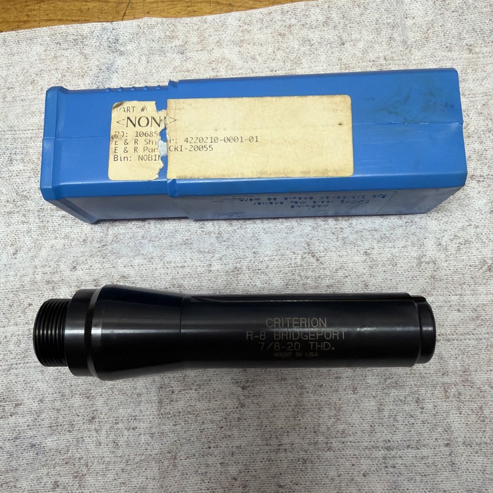 Criterion R8 Boring Head Taper Shank 7/8-20 Threaded Mount,