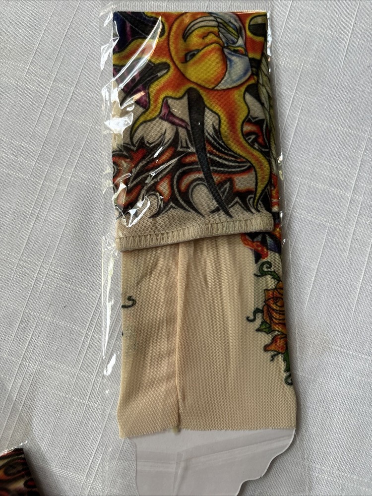 Halloween 5 Pull On Arm Tattoo Sleeves Party Small Medium