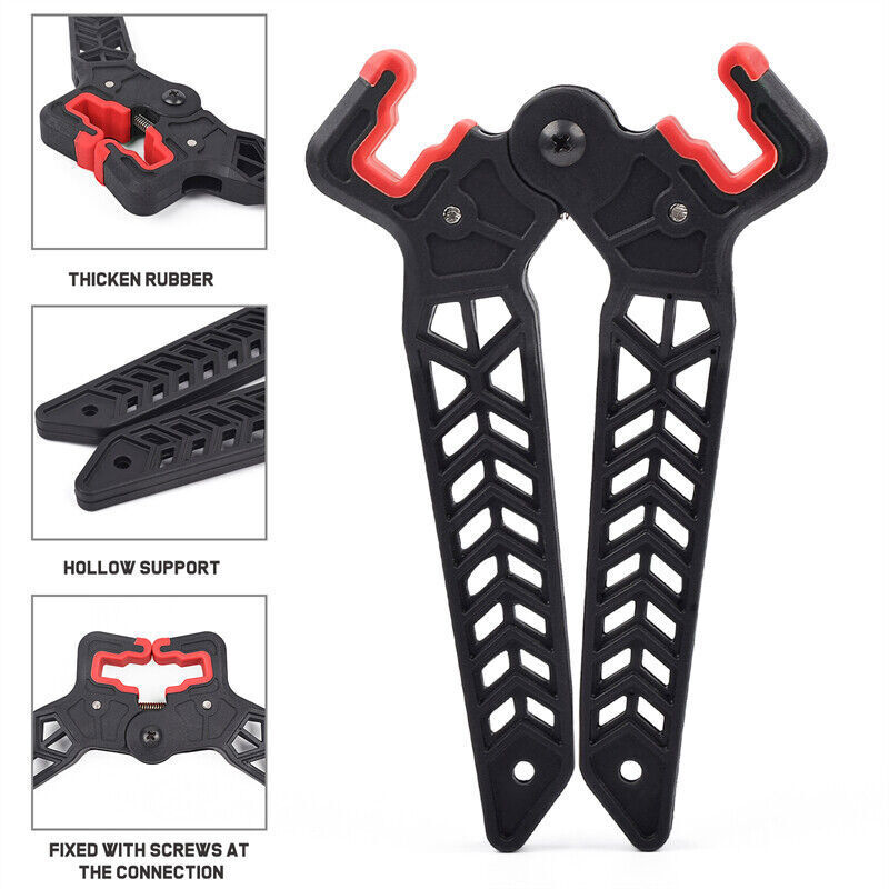 Folding Compound Bow Stand Holder Rack Bracket For Archery Target Shooting(S)