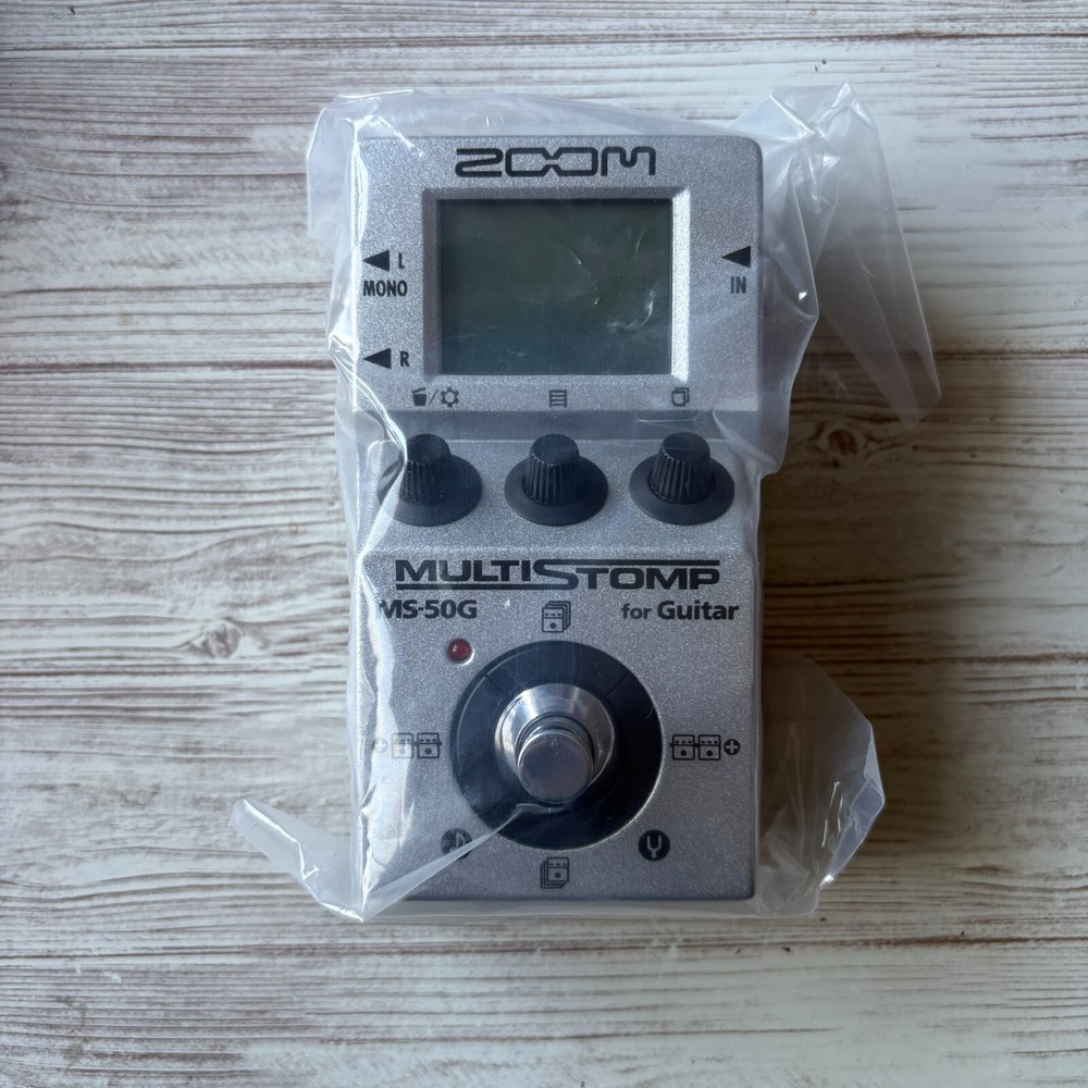 ZOOM MS-50G MultiStomp Multi-Effects Guitar Effects Pedal Confirmed operation