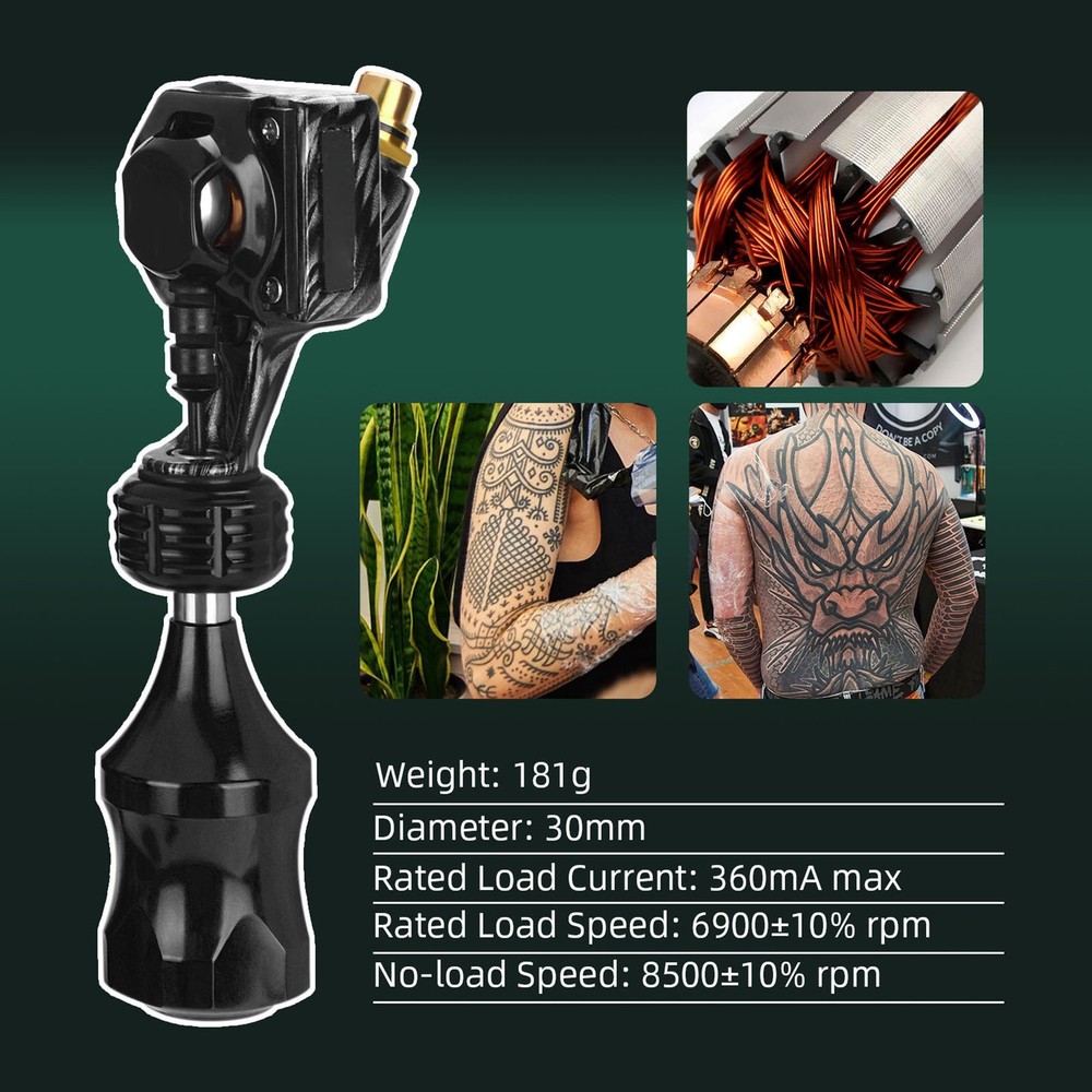 Wireless Tattoo Machine Pen Kit Interface Gun Coreless Motor Machine