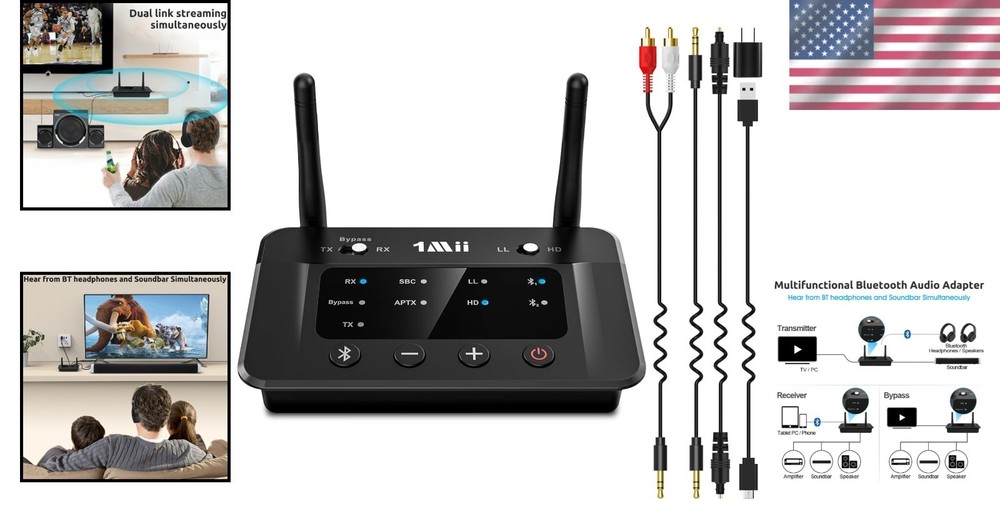 Bluetooth Splitter for Wired & Wireless - Optical RCA