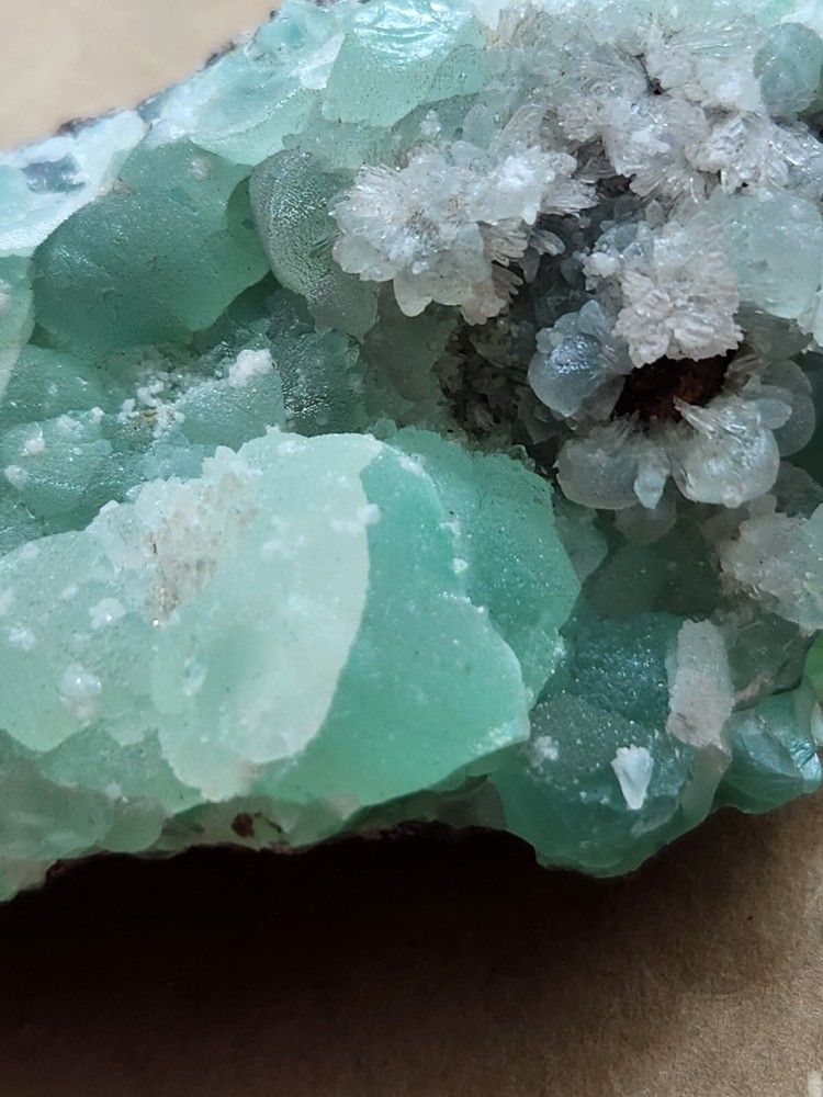 Beautiful Blue Smithsonite w Hemimorphite specimen