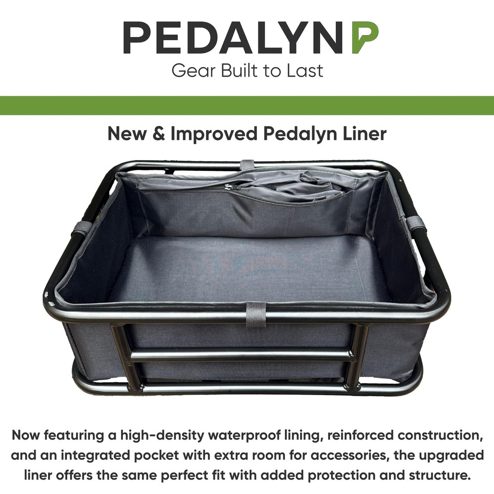 Rear Cargo Rack for E-Bikes – Universal Bicycle Rack with Cargo Net, Rain Cov...