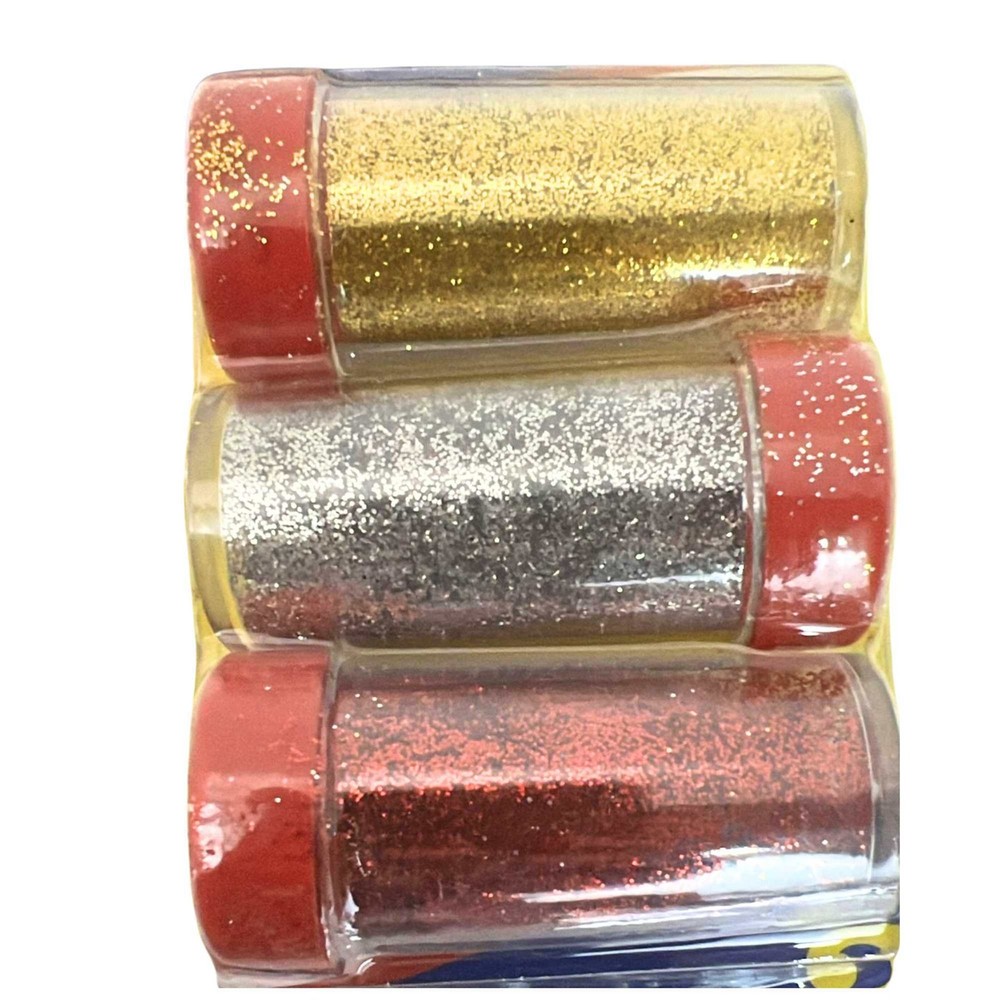 Glitter Powder – Vibrant and Sparkly: 3 Pack