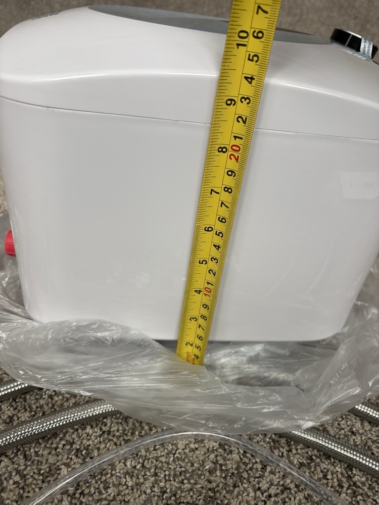 2.5 Gal Under Sink Water Heater 1500W 120V Mini RV Kitchen w/ Hoses