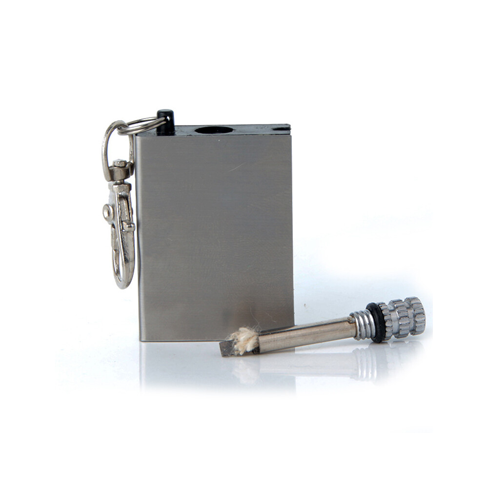 2Pcs Lighter Flint Magnesium Emergency Fire Starter Waterproof Survival Tool