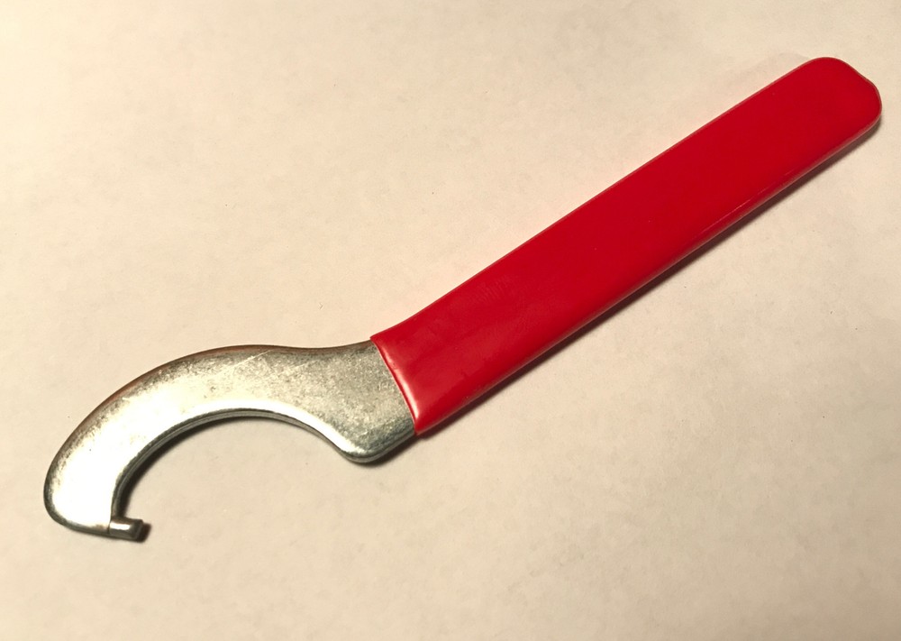 WRENCH FOR BEER FAUCET COUPLING NUT RED VINYL TOOL FOR DRAFT SHANK COUPLING RING