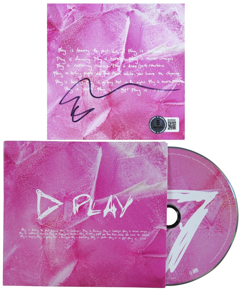 Ed Sheeran Authentic Signed Play Cd Insert W/ Disk Autographed BAS