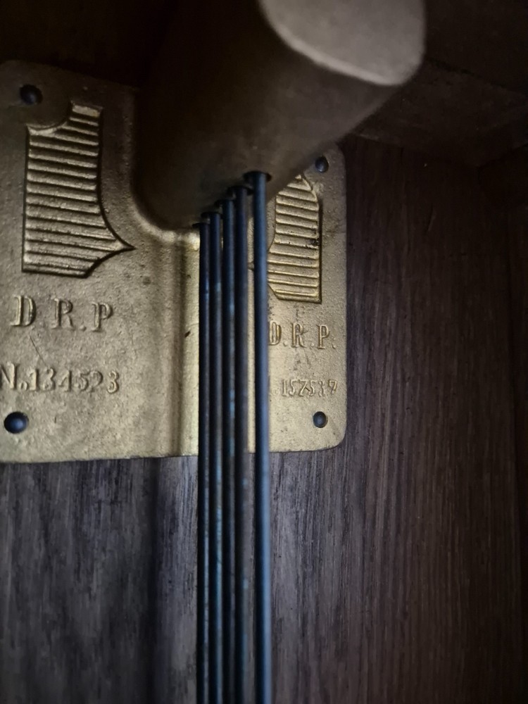 Junghans 112 years old Westminster chime wall clock ( 0741 )