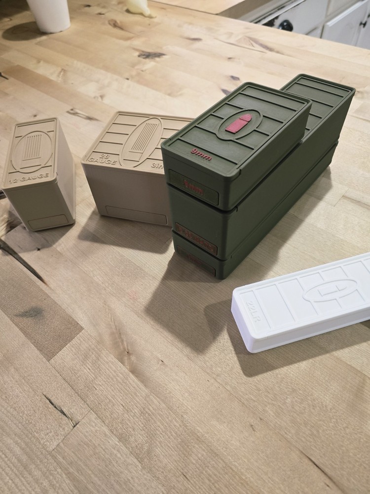 3D Printed Ammo Storage Containers