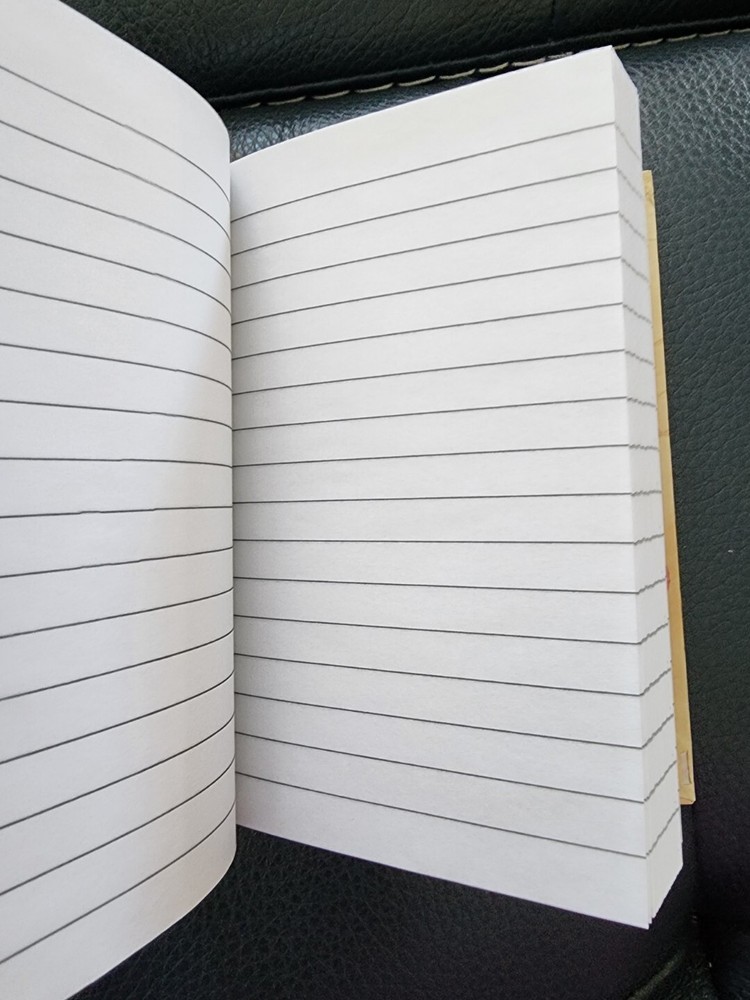 Paris Notebook hardback pages are lined