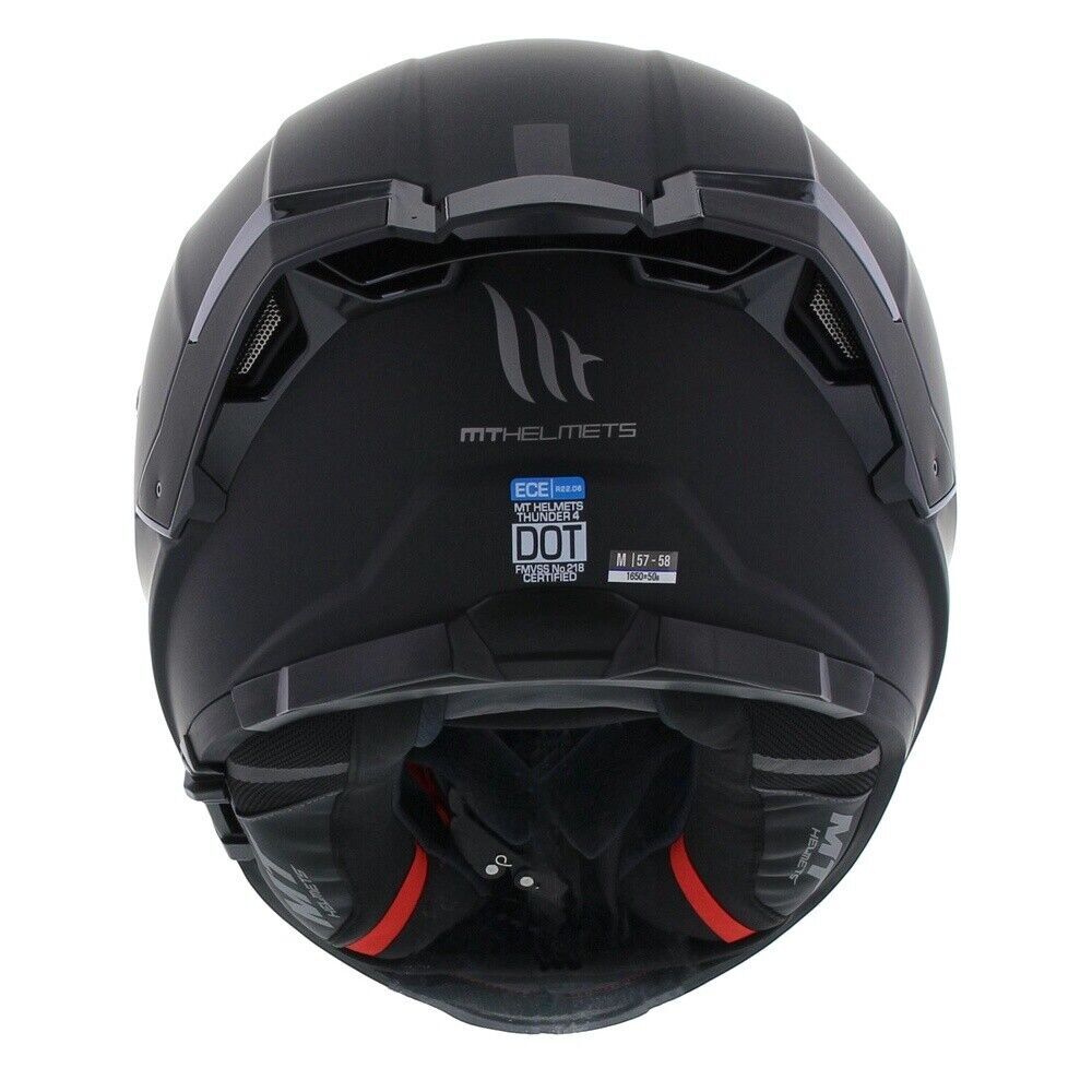 MT Thunder 4 SV full face helmet solid matt black
