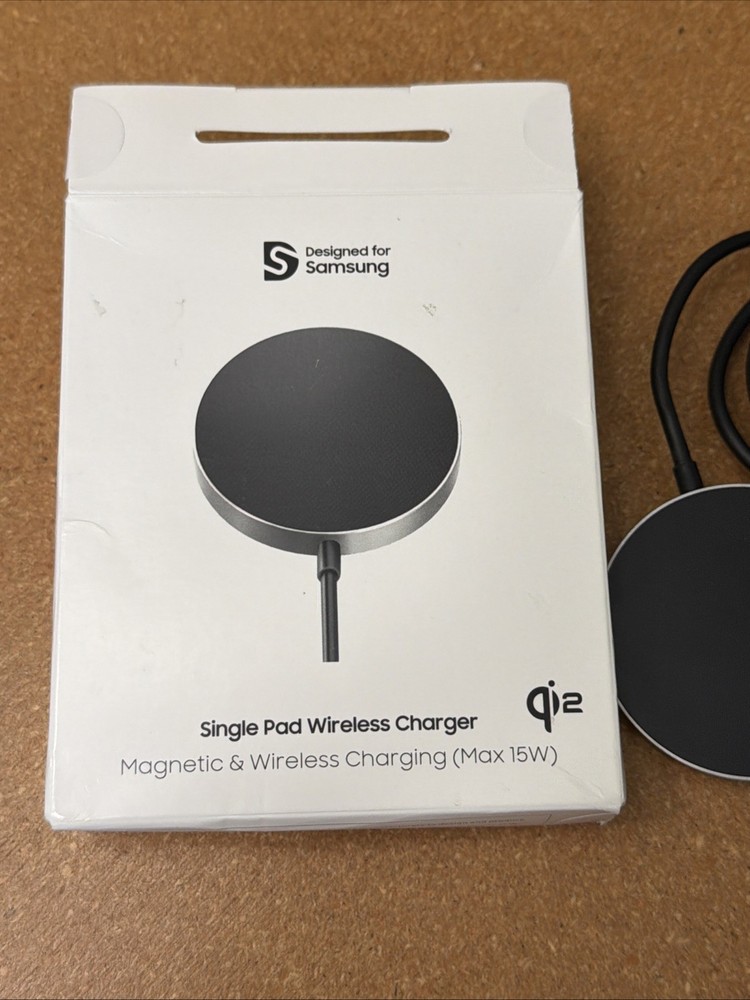 Designed For Samsung Single Pad Wireless Charger Black PREOWNED!