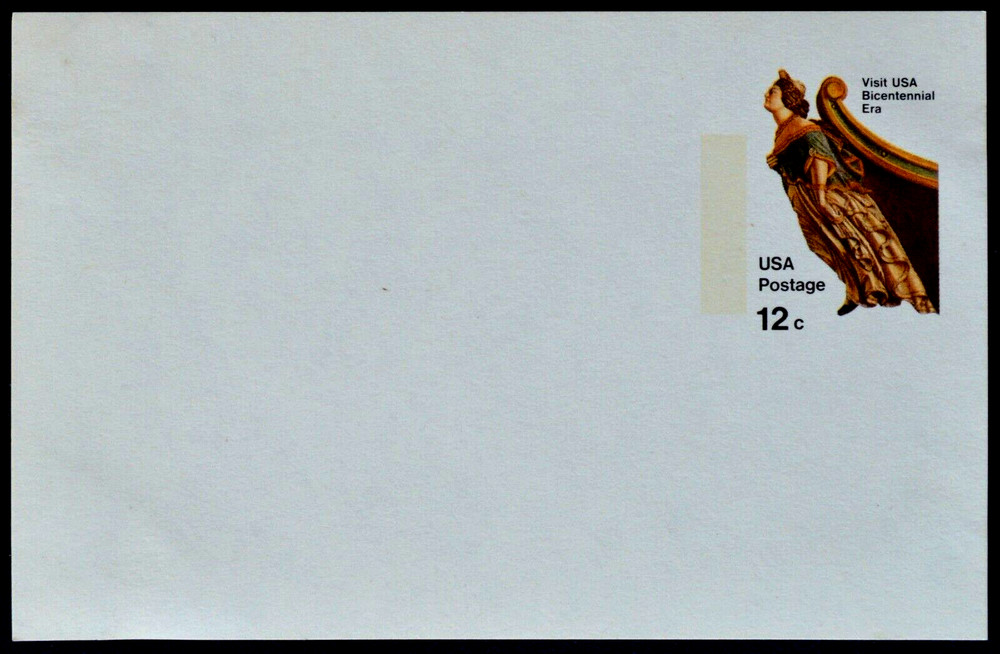 1974 US Sc. #UX67 postal card, 12 cent, mint, sharp corners, excellent condition