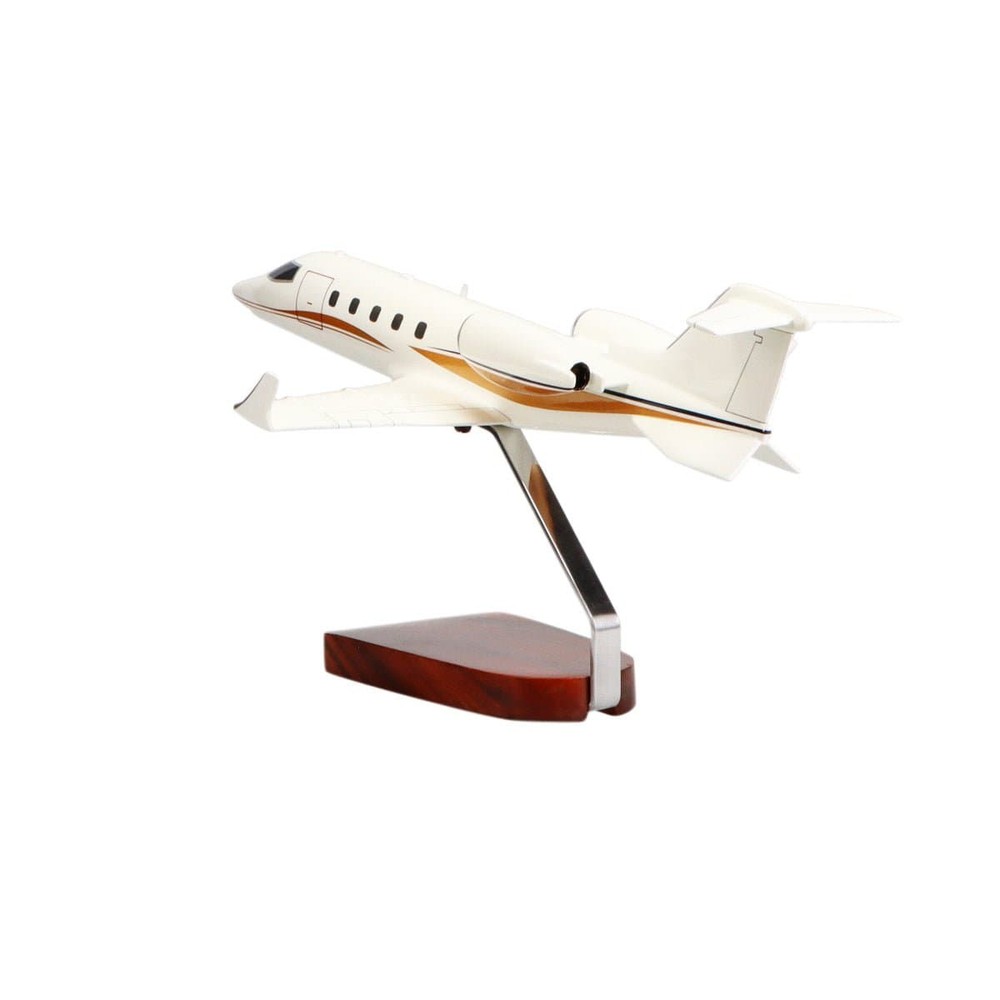 NEW Learjet 31 Large Mahogany Model