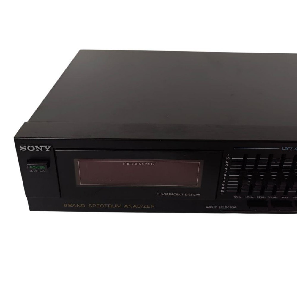 SONY SEQ-910 Graphic Equalizer 9 Band Spectrum Analyzer Audio AC 100V Tested
