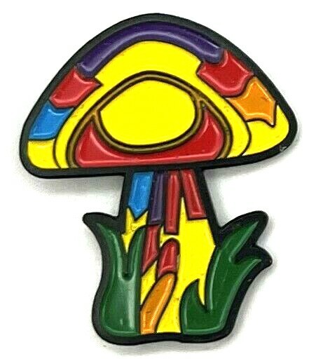 Mushroom Psychedelic Dead Lapel Hat Pin