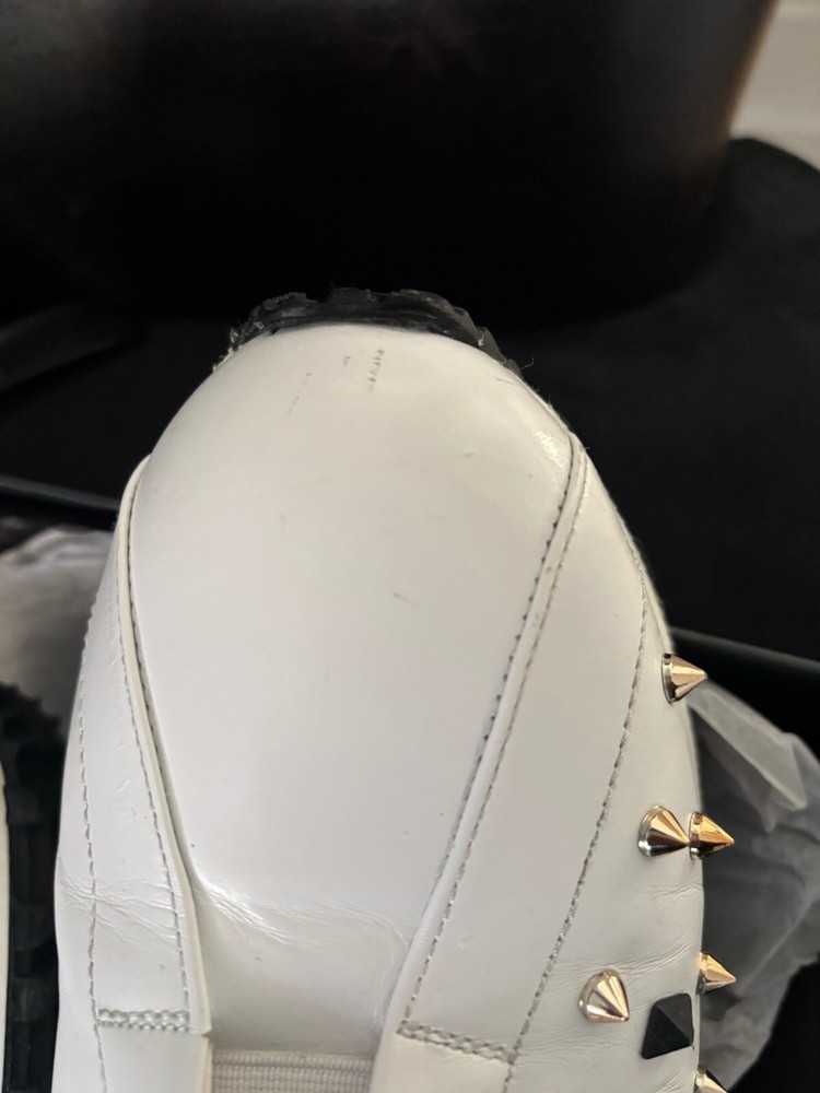 Vinci Leather Spiked Shoes