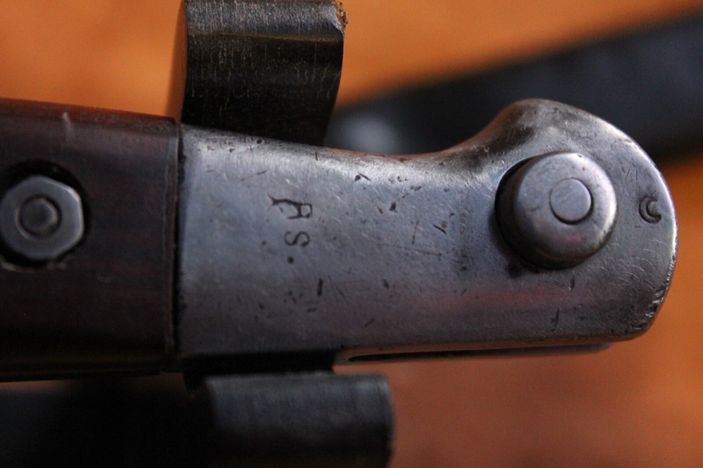 WW2 Modified M1935 Turkish Mauser Bayonet Marked AS