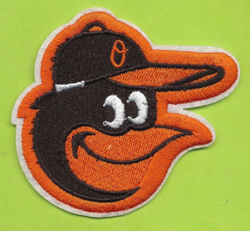 Embroidered Iron On Patch ~ Baltimore Orioles