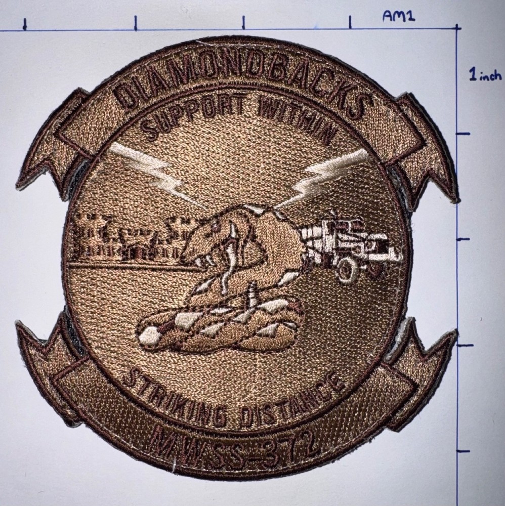 USMC Marine Wing Support Squadron 372 (MWSS-372) - Desert Patch