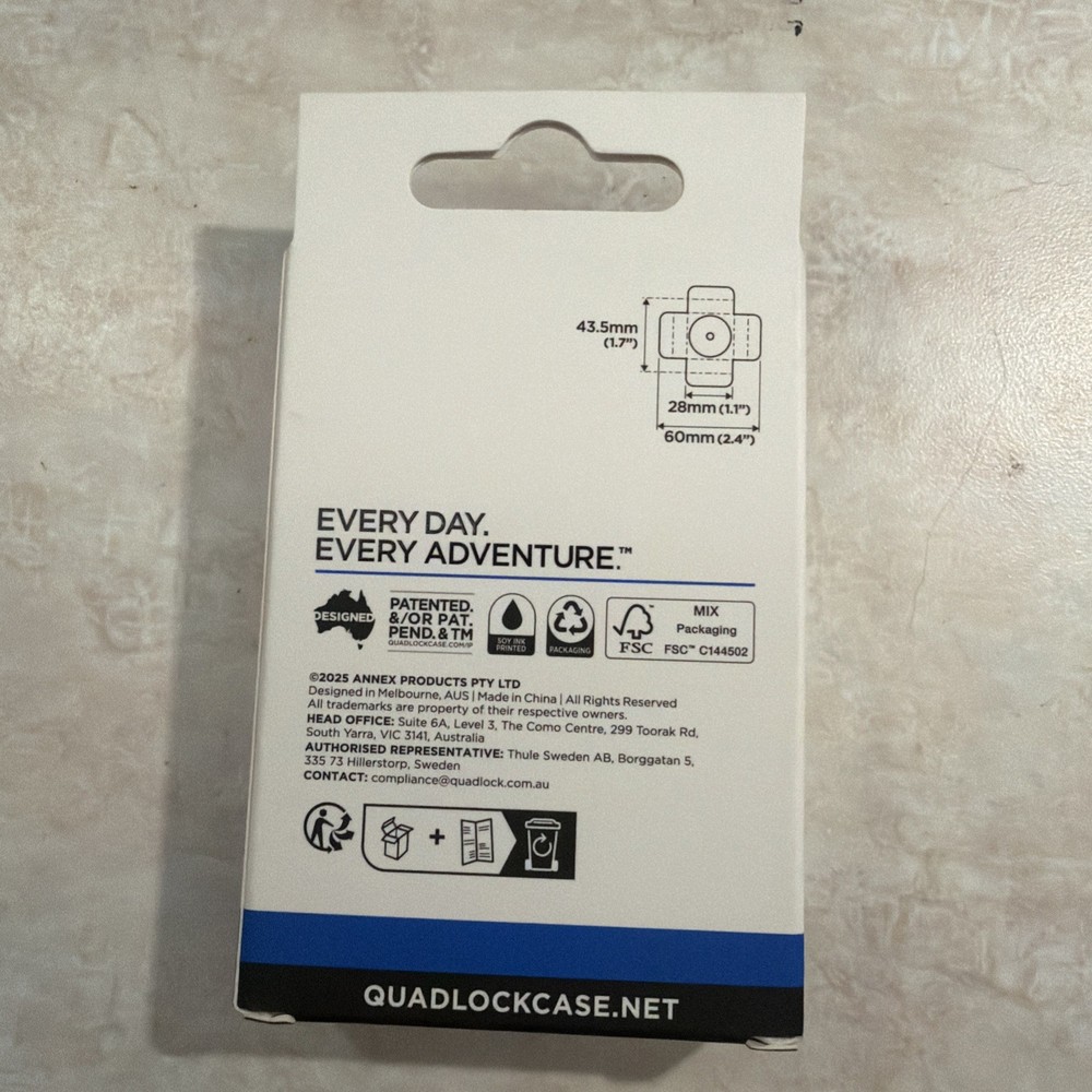 Quad Lock 360 Flexible Adhesive Base QLP-360-FAB