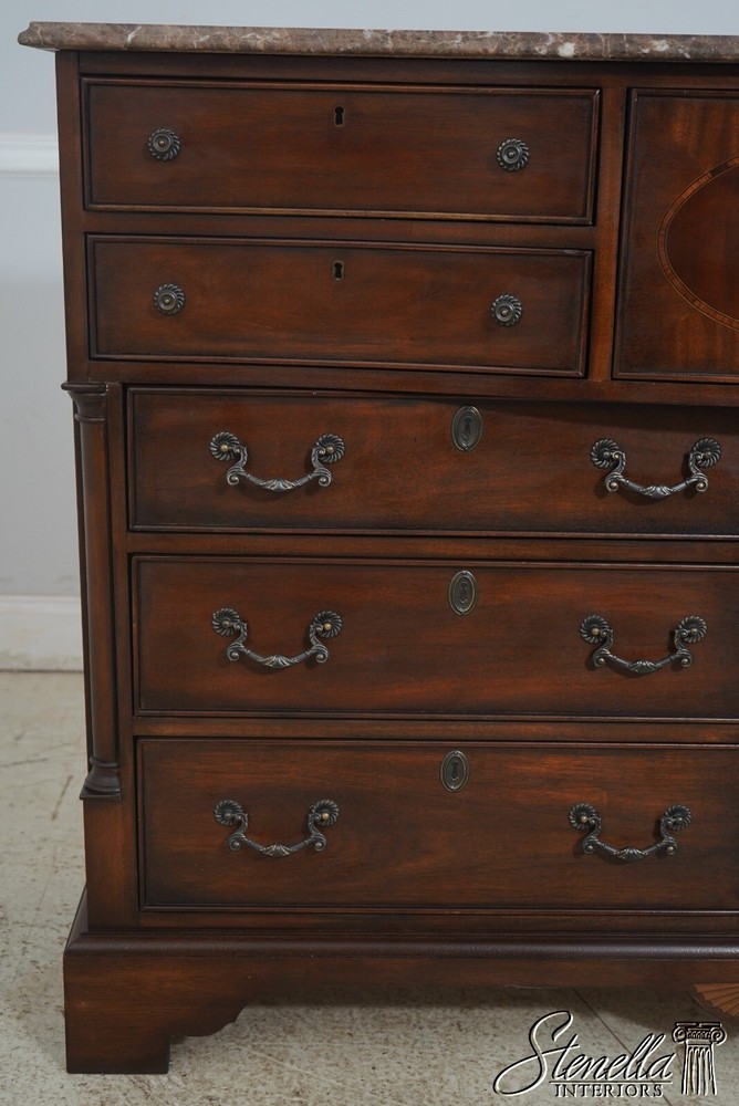 F65537EC: DREXEL Covington Park Marble Top Sideboard