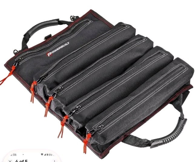 Powerbuilt 5 Pocket Tool Roll Organizer - 240253