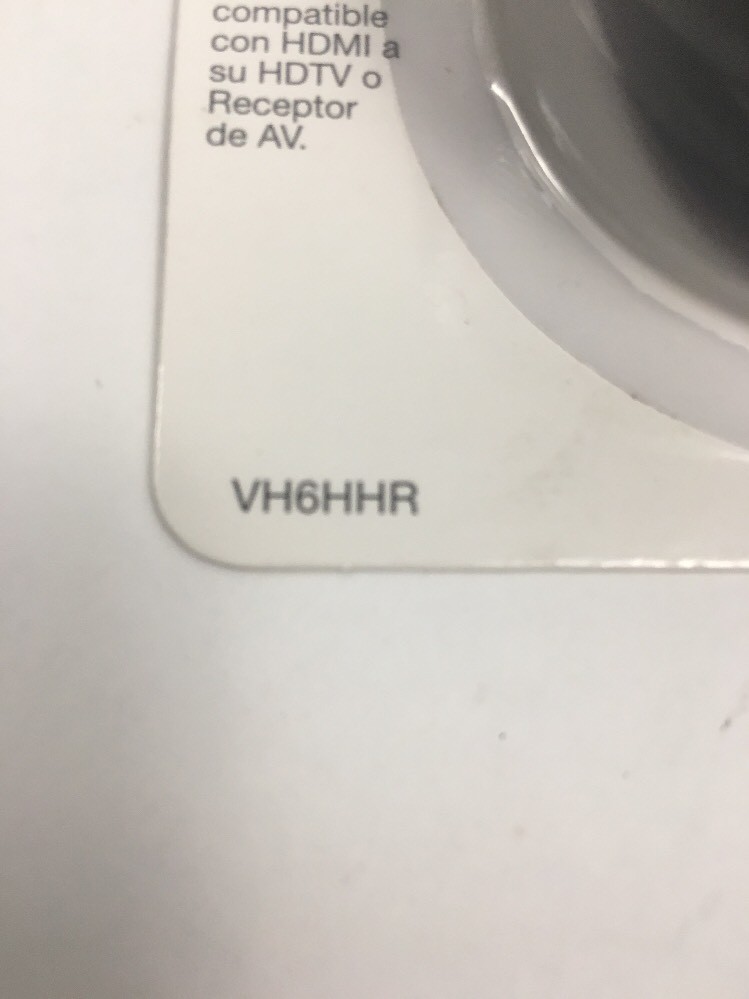 RCA VH6HHR HDMI Cable 6ft