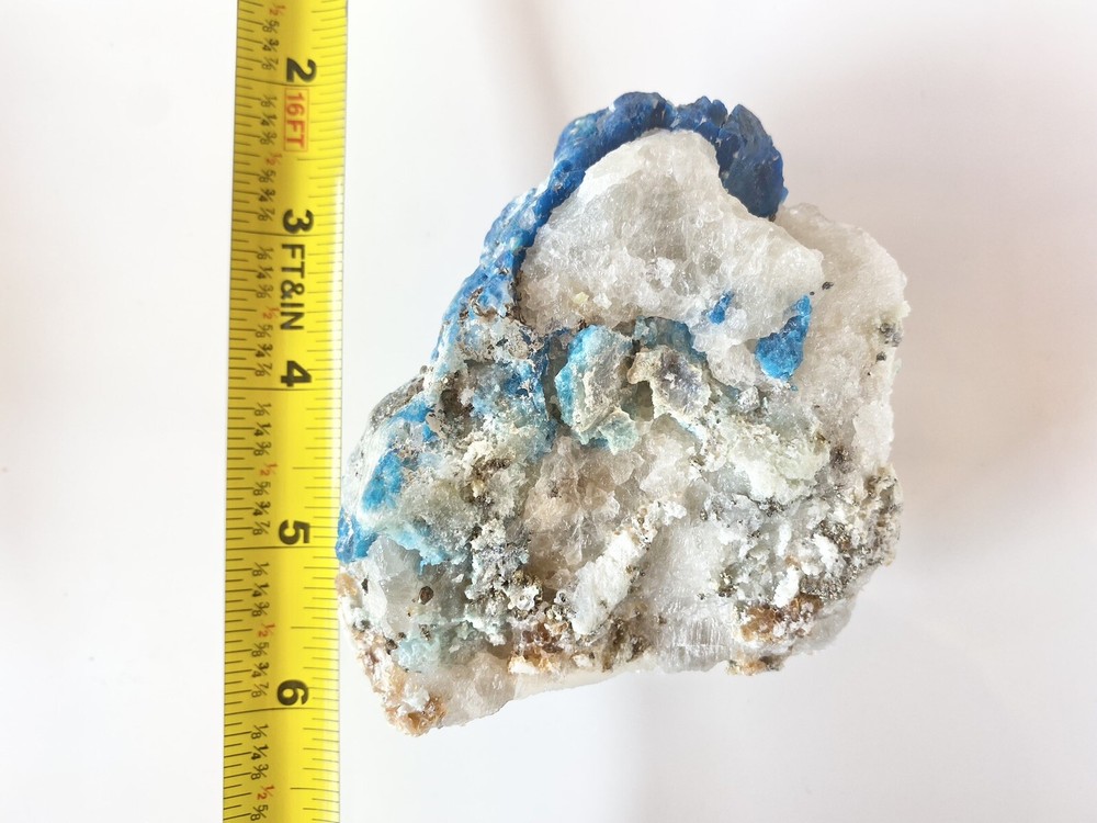 Afghanite crystal With Calcite And Pyrite