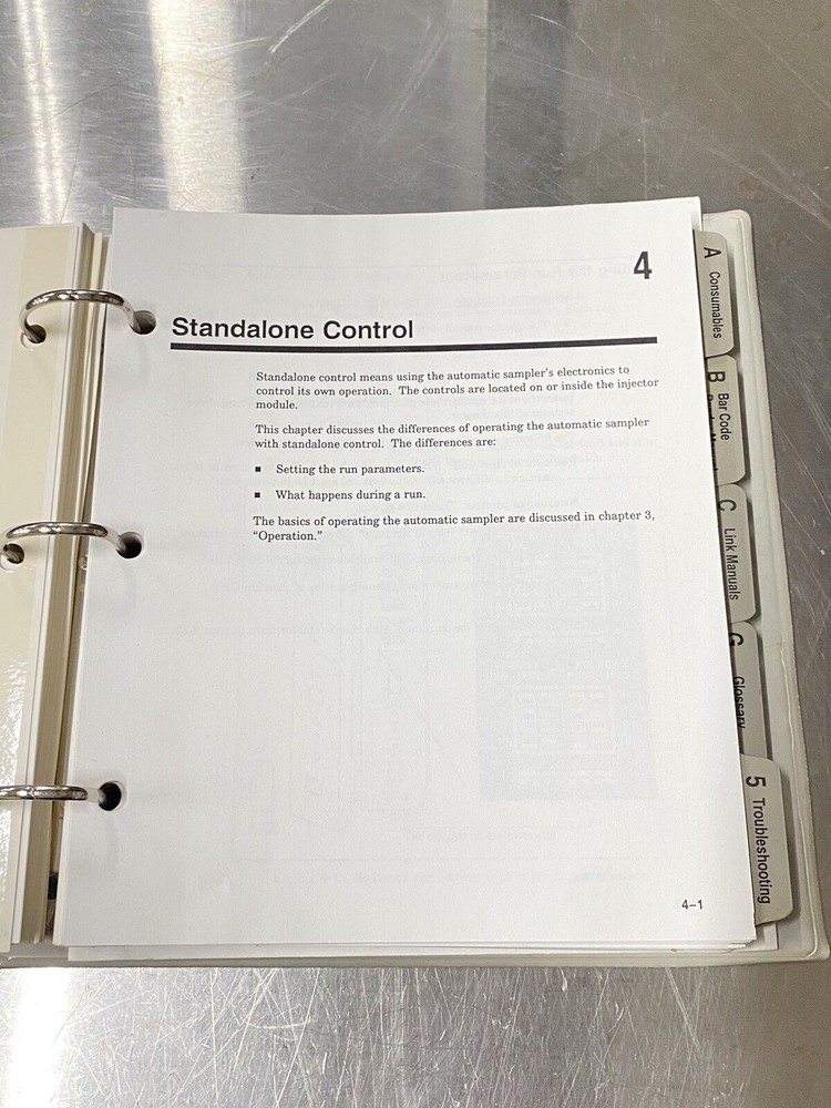 Hewlett Packard HP 7673 Automatic Sampler - Users Guide / Instruction Manual