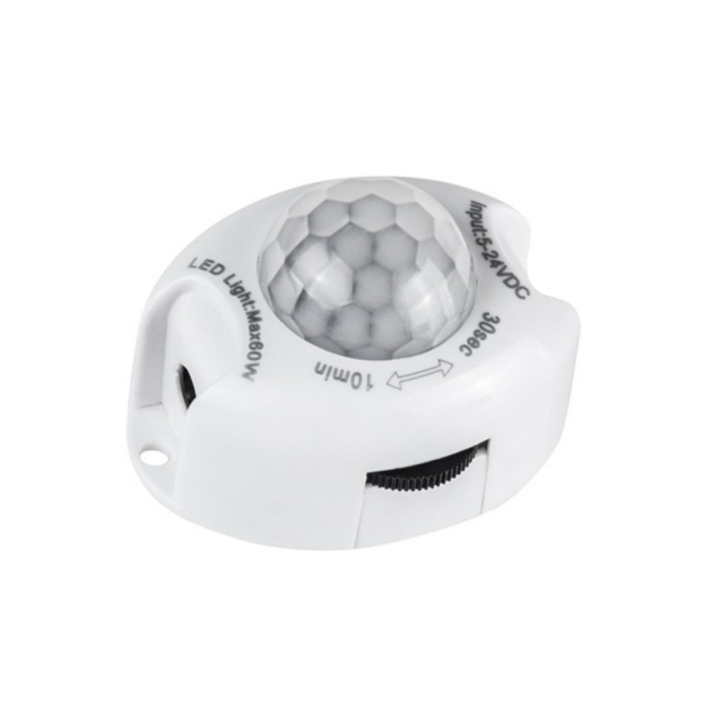 Motion Sensor DC 5V 24V Light Switch Movement Detector Automatic PIR Sen Timer