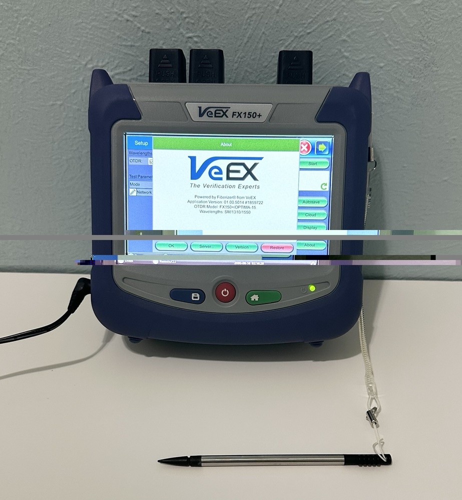 VeEX FX 150+ OTDR WiFi & Bluetooth Optical Time