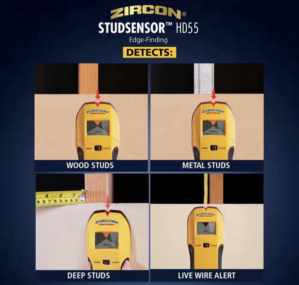 Zircon StudSensor HD55 Stud Finder 65945