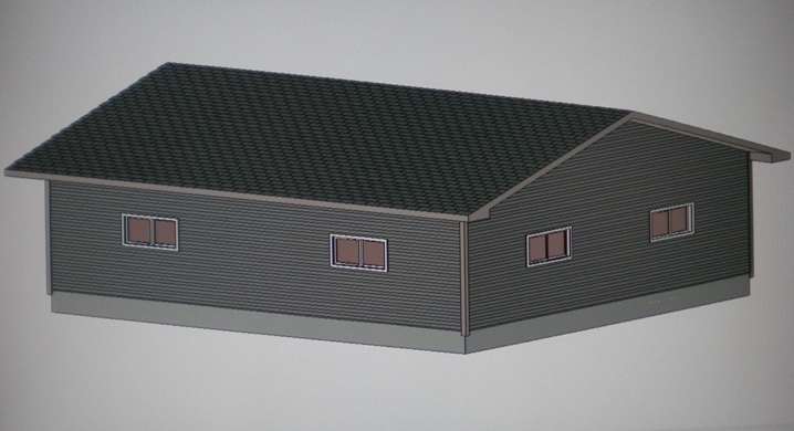 PERMIT READY 28' X 32' GARAGE PLAN DRAWN TO SCALE BLUEPRINTS AND MATERIALS LIST