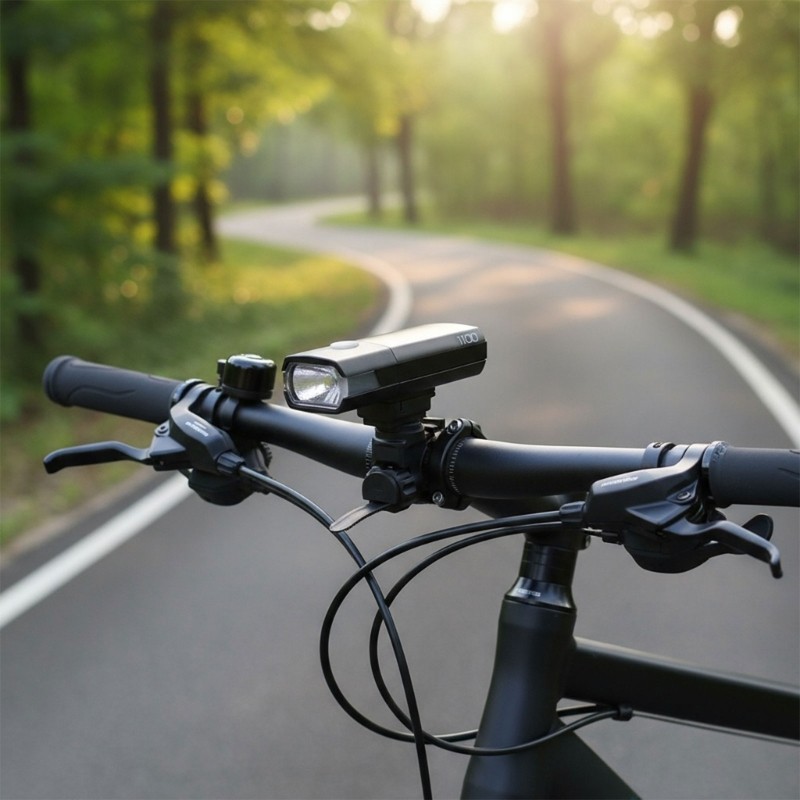 Bike Handlebar Mount for Front Light Tool Frees Installation Adjustable Clamp