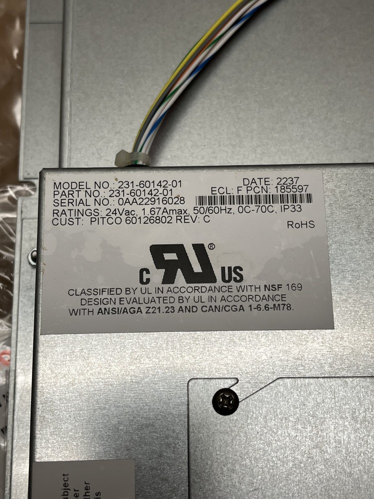 Pitco PT60126802-C Computer, Dual Green Display 24VAC