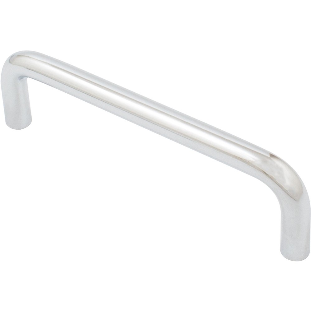Wire Cabinet Pull, 96 Millimeters, Polished Chrome by Stone Harbor Hardware