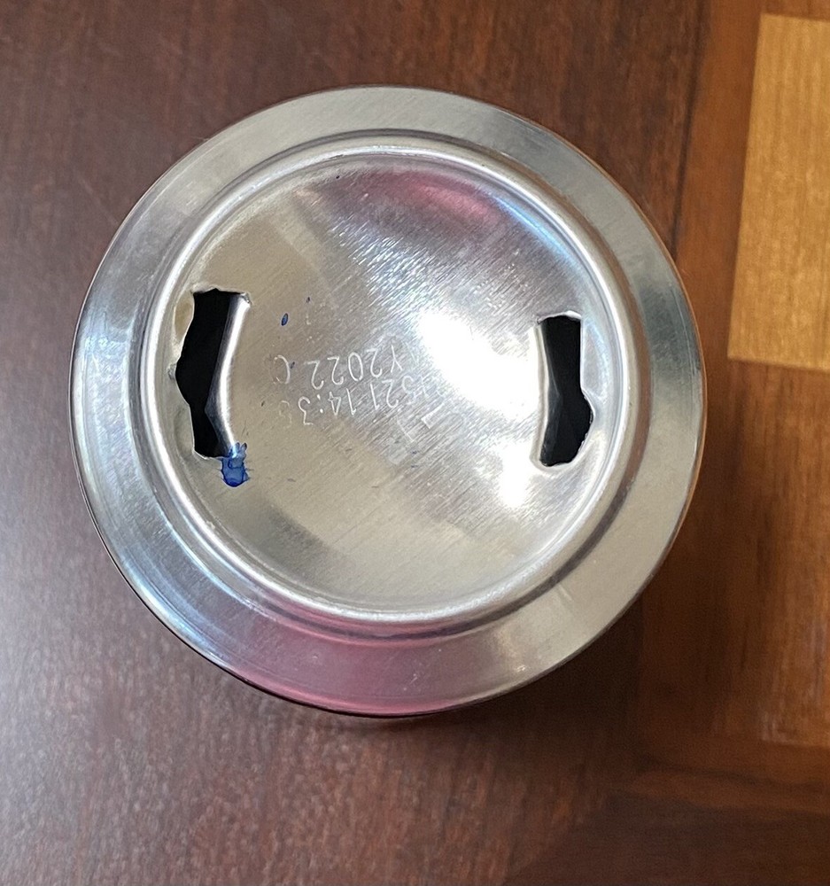 Boulevard Brewing Space Camper Cosmic IPA Empty Beer Can Bottom Opened