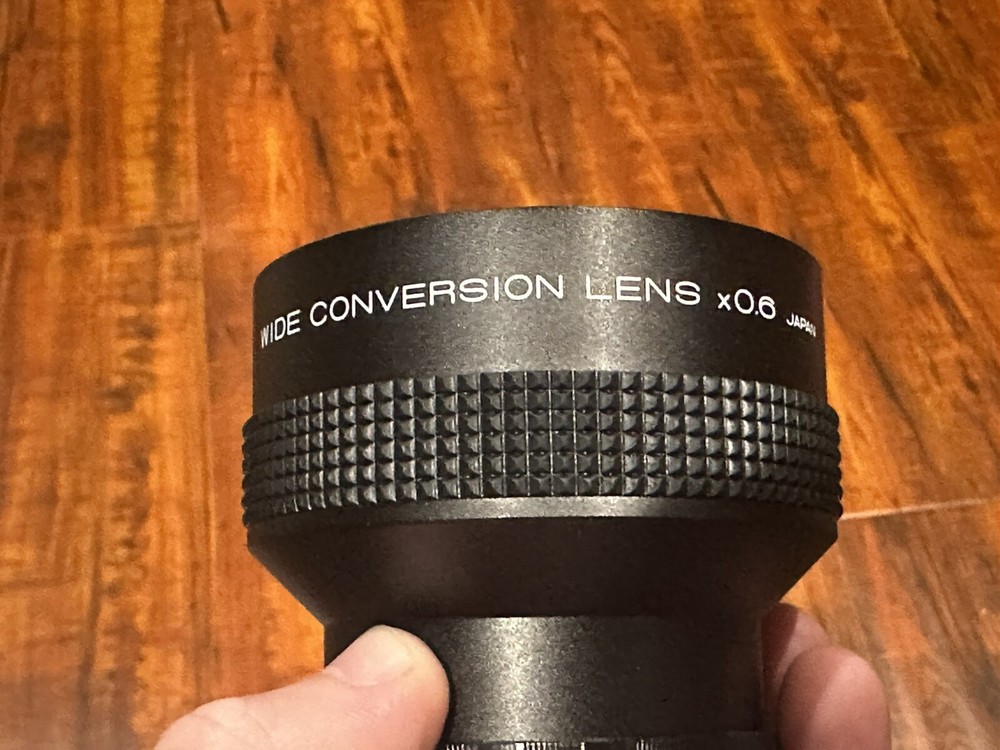 RCA WAL01A Wide Angle Conversion Lens with Adapters & Case For RCA Video Camera